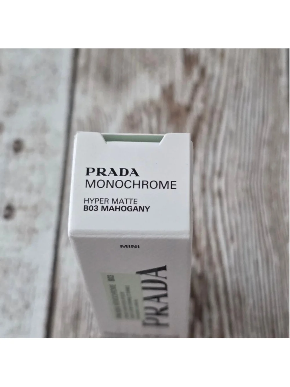 Prada Monochrome Hyper Matte B03 Mahogany Lipstick mini
